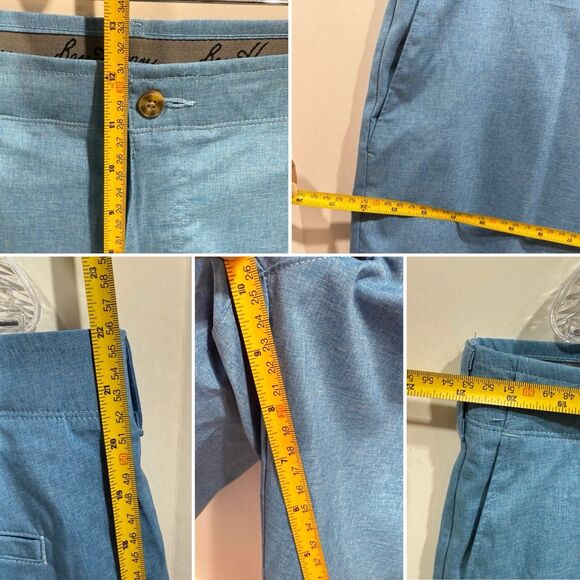 Ben Hogan Mens Blue Golf Performance Flat Front Active Flex Stretch Short Sz 42 - Picture 12 of 16